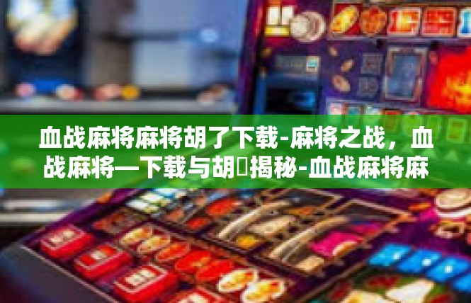 血战麻将麻将胡了下载-麻将之战，血战麻将—下载与胡瑢揭秘-血战麻将麻将胡了下载