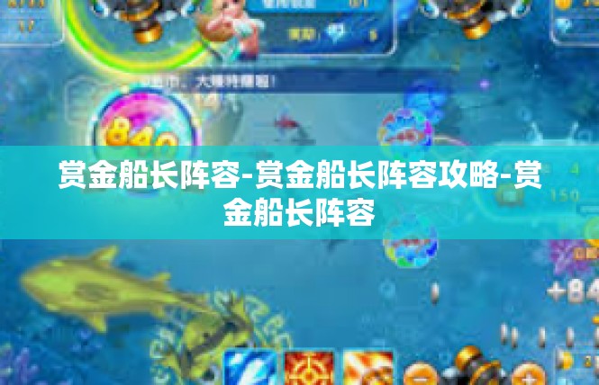 赏金船长阵容-赏金船长阵容攻略-赏金船长阵容