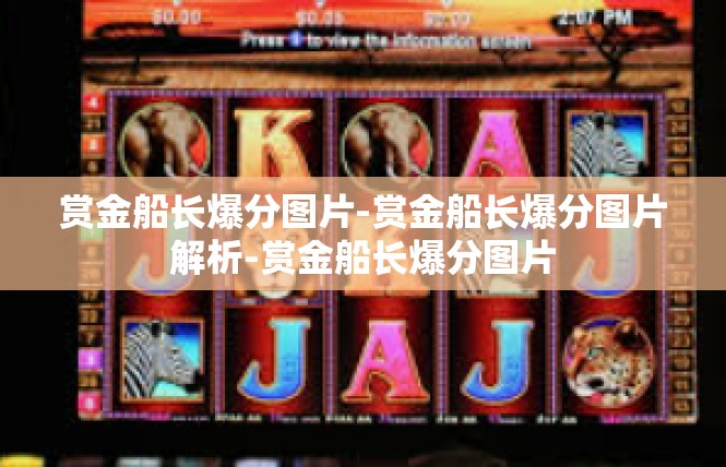 赏金船长爆分图片-赏金船长爆分图片解析-赏金船长爆分图片
