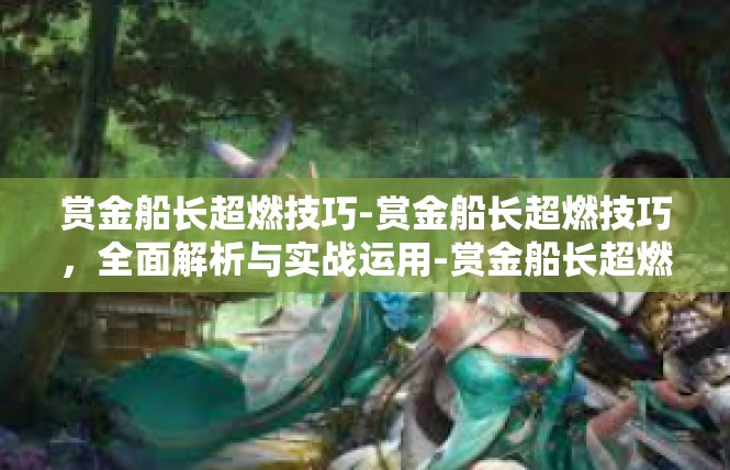 赏金船长超燃技巧-赏金船长超燃技巧，全面解析与实战运用-赏金船长超燃技巧