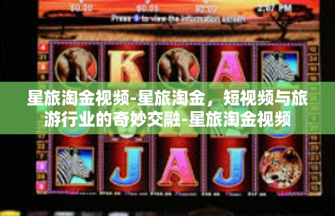 星旅淘金视频-星旅淘金，短视频与旅游行业的奇妙交融-星旅淘金视频