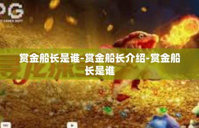 赏金船长是谁-赏金船长介绍-赏金船长是谁